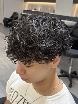 ビカムメンズヘアー 栄店(become men's hair) シャドウパーマ/メンズマッシュ