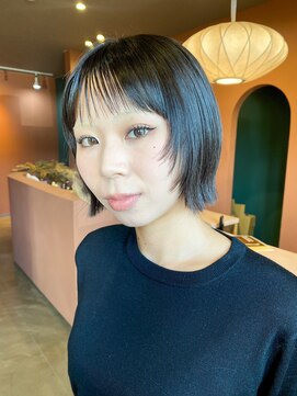 ニア(near) line bob  ×  顔周りlayer