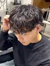【無造作トレンドヘア◎】メンズカット＋シャドウパーマ◎［メンズ］