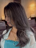 アポロ 横浜駅店(apollo)&nbsp;ブリーチ/ミディアムヘア/デザインカラー/フェイスフレーミング