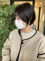 フリーシャ(freesha)&nbsp;[freesha＊arai]ショートボブ×オリーブアッシュ