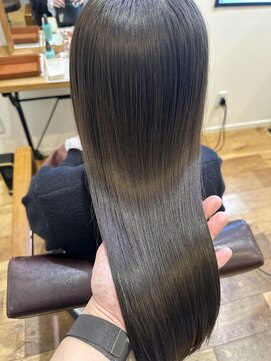 テラスヘア 三条(TERRACEhair) 髪質改善で柔らかツヤ髪＊冬のオリーブベージュ