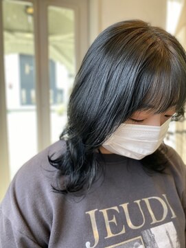 ヘアーチェリーコーク ランプ(HAIR CHERRY COKE Lamp) 【chan′s style】艶感のある柔らかolive brown