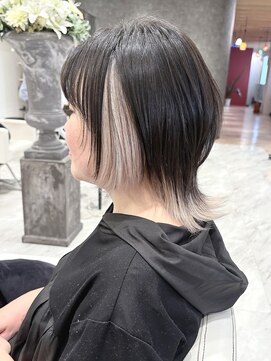 コーゾーギンザ 上野御徒町店(KOZO GINZA) ホワイトインナー/ホワイトカラー/デザインカラー/ウルフカット