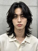 エイチ メンズ(H)&nbsp;サーフカールソフトモヒカンバズカットマレットヘアメンズカット