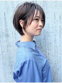 【morio】大人女性長めのショートヘア♪