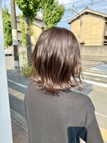 カットウェルズ ラブコオリヤマ 郡山店(Cut Well's Love Koriyama) ダークパープル/ナチュラルショート/ミルクブラウン/夏/郡山