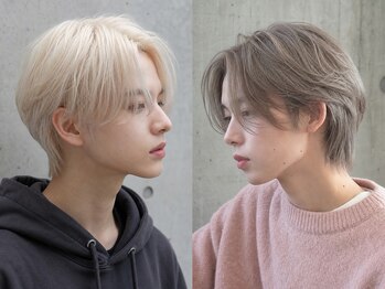 ピチカート 原宿(pizzicato)の写真/似合わせメンズブリーチカラー◎色落ちまでこだわったカラーで満足度◎【ブリーチ/ダブルカラー/ウルフ】
