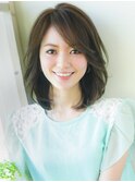 《AFLOATディル裕二朗》大人、ミセスの毛流れミディアムヘア