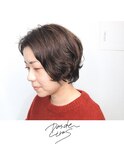 新潟×ショートカット×コールドパーマ×ウェーブ
