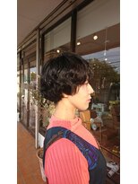 ヘアーメイク リノ(hair make lino)&nbsp;ショートマッシュパーマ『倉敷//lino』