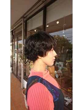 ヘアーメイク リノ(hair make lino) ショートマッシュパーマ『倉敷//lino』