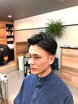 バーバー ヨコヤマ(BARBER YOKOYAMA) アップバングツーブロック