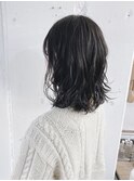 【RICCA aya】ツヤカラーの上品アッシュグレー