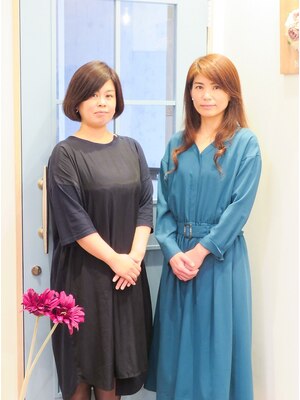 知識と経験、高技術を兼ね備えた女性スタイリスト在籍◎周りには相談しにくい髪のお悩みもお気軽にどうぞ。