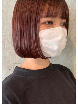 キーン 立川店(keen) 【keen×田中】ナチュラルボブ×Red