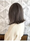 ◎外国人風/グレージュ/韓国風／切りっぱなし/外ハネ/イルミナ◎