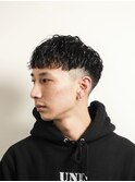 七三オールバックかき上げヘアコンマヘア235