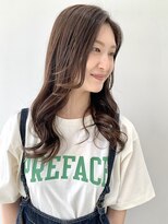 フォーク FOLK&nbsp;【FOLK】透明感寒色系ベージュ☆似合わせゆる巻きロング♪