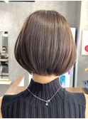 30代40代大人女性/前髪なしショートボブ/ショートヘア/髪質改善