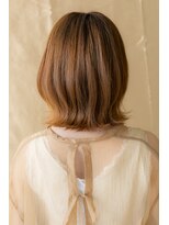 カバーヘア ブリス 川口(COVER HAIR bliss)&nbsp;外国人風カーキベージュ小顔くびれボブウルフY川口10代20代30代