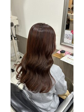 ヘアアンドメイク 心座(hair&make) 秋冬レッド　福田昌子