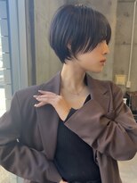 ロンドエニカ 大宮(Lond enika)&nbsp;前髪パーマアッシュカラーレイヤーロンググレーベージュ[大宮]