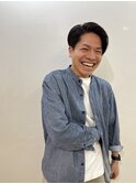 アシメカット×かき上げスタイル★攻めたカジュアルヘア