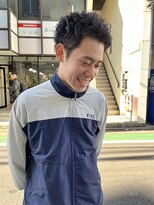 アイズ 海老名(AIZU)&nbsp;スパイキーショート メンズショート 短髪 アップバング 眉毛