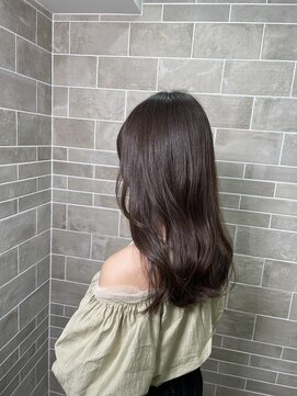 トリエラ 池袋(TRIELA) ショコラブラウンｘゆる巻きアレンジ