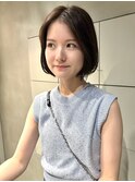 ボブミニボブ小顔大人可愛い艶髪20代30代40代50代