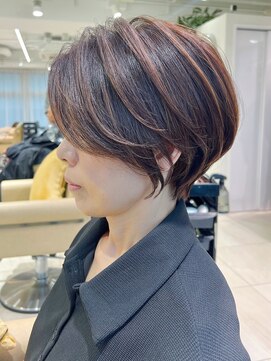 アンド ストーリーズ(&STORIES) 絶壁解消/大人可愛い/ひし形/小顔/30代40代◎ショートボブN