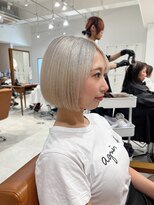 ネイロ 錦糸町(NeiRo)&nbsp;魅力倍増カールセミディシアーカラーダークアッシュショートヘア