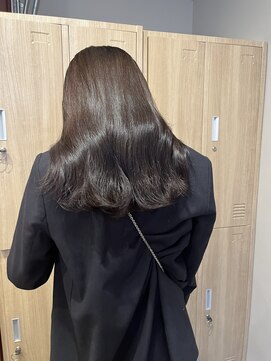 ローレンジウ(LOREN JU) 透明感髪質改善ベージュダブルカラーミルクティーグレージュ