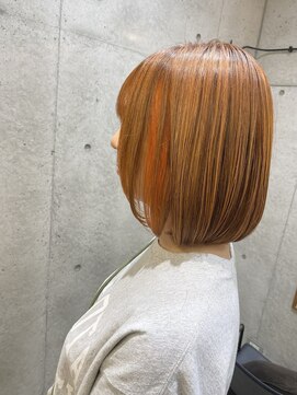 ヘアメイク ゼロ(0) インナーORANGE
