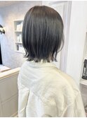 福山市Caary外ハネ軽めボブ赤み除去ブラウンベージュ20代30代