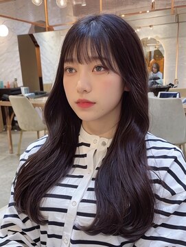 ロンド エスポワール 錦糸町(Lond espoir) ウェーブミディアムメルティカラー×レイヤーカット韓国[錦糸町]