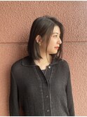 ボブ/ロングボブ/大人ボブ/３０代髪型/タッセルボブ