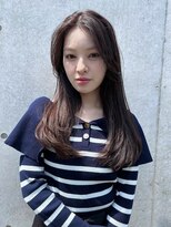 フリーラ 表参道(freera)&nbsp;顔まわりレイヤー/ラベンダーベージュ