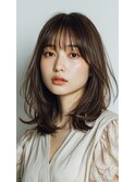 レイヤーカット/ボブ/髪質改善カラー/縮毛矯正/暗めカラー