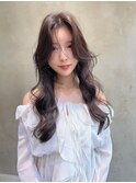 【Lloyd 大宮】ナチュラルブラウン×韓国風ウェーブ巻き