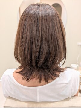 ブローノ(Blono) 【HAIR RELAX Blono】大人女性の小顔レイヤー×グレージュ