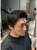 MEN’S HAIR/波巻ツイストスパイラル/フェザーパーマ/柏