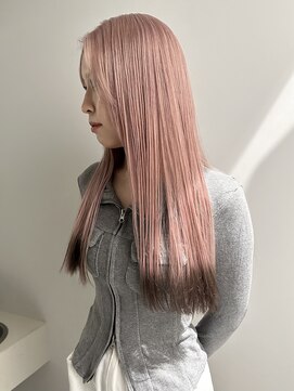 ワンカラー/ブリーチカラー/髪質改善/ハイトーンカラー