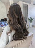 馴染ませハイライト×ロングレイヤー◇