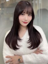 ソラ 広尾店(SORA)&nbsp;ロングレイヤー/顔周りレイヤー/ピンクブラウン