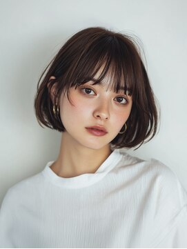 アグ ヘアー ネスト 茨木店(Agu hair nest) 大人ボブ 20代30代40代ヘア 小顔 大阪ボブ 茨木