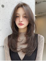 レア 銀座(Le'a)&nbsp;レイヤーカットハイレイヤー顔周りカット韓国風レイヤー髪質改善