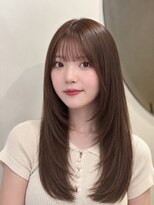 プランツヘアー 高宮店(Plants hair) ロングレイヤー × ショコラベージュ
