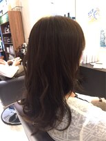 ヘアーメイク ブランニュー 東生駒店(hair make Brand new) 【Brand new】ヌーディー マロンベージュ+ゆるふわカール